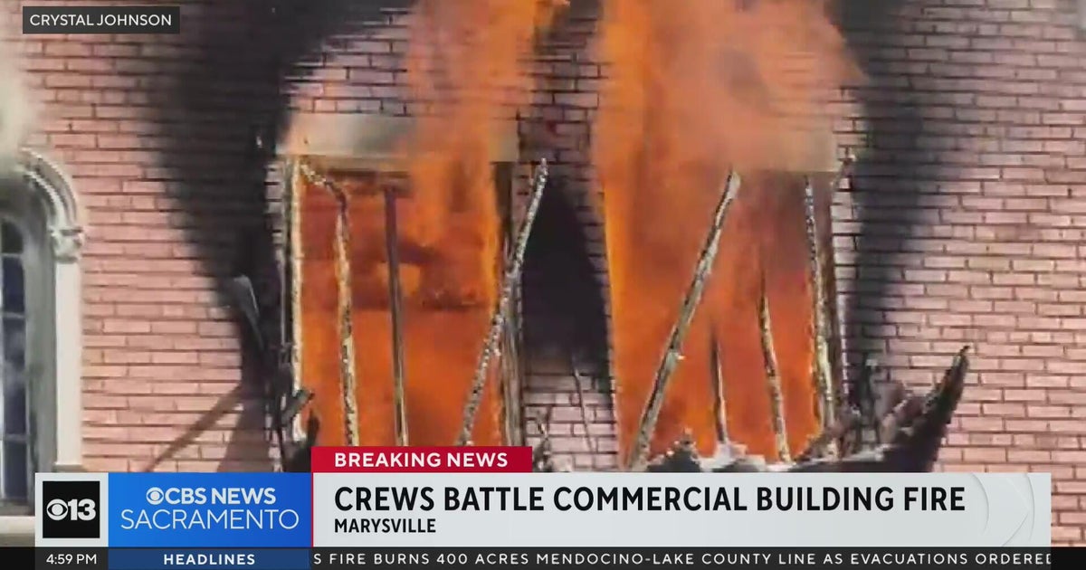 Crews put out fire at building in downtown Marysville's historic district