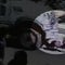 Video captures young girl getting run over by truck, miraculously surviving