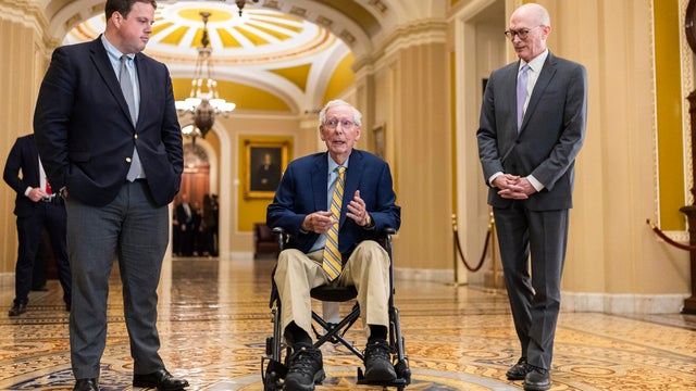 Republican Sen. Mitch McConnell of Kentucky is seen during a Senate committee hearing at the Dirksen Senate Office Building in Washington, May 19, 2026. 