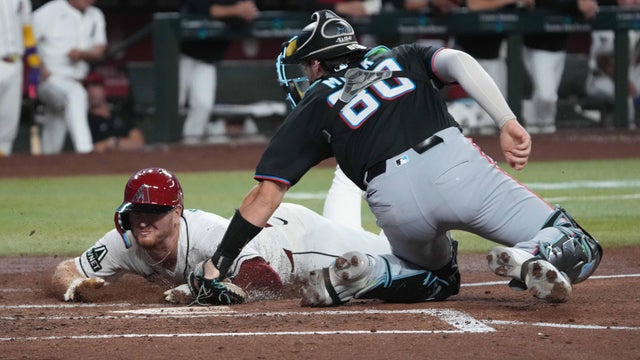 Marlins Diamondbacks Baseball 