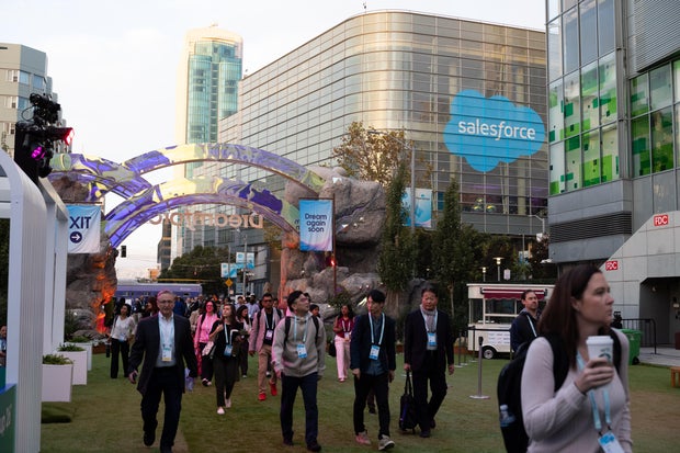 Technology Leaders Speak At Annual Dreamforce Event In San Francisco 