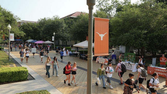 University of Texas campus students 