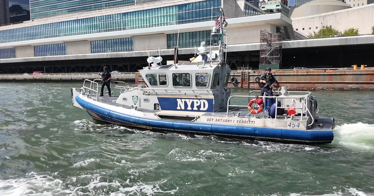 NYPD taking to the water as part of United Nations General Assembly security