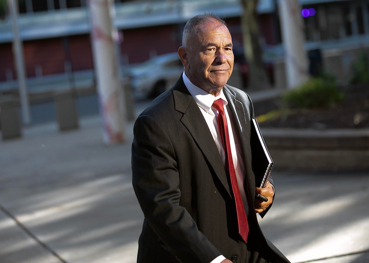 Kosta Diamantis arrives at federal court in Bridgeport, Connecticut, Oct. 3, 2025.