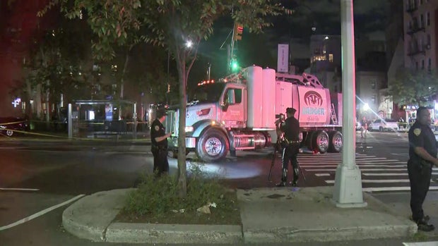 Large truck in East Village