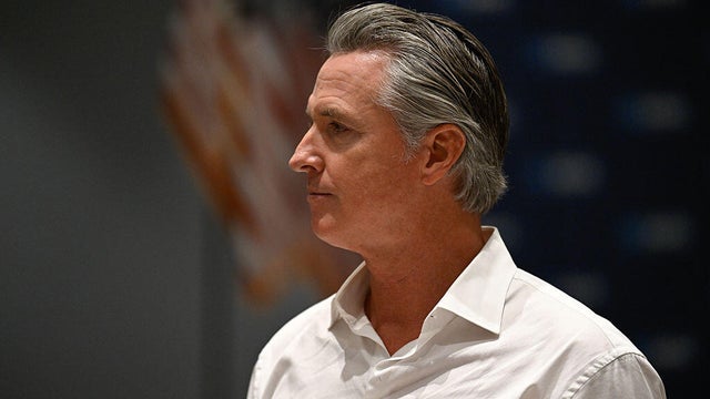 California Governor Gavin Newsom addresses Labor Day weekend rally in North Carolina 