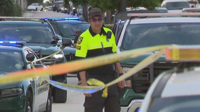Generic police lights and crime scene tape 
