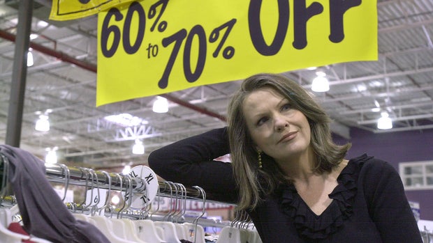 (041203 - Westwood, MA) It's a sad day for Kathleen "Fannie" Doxer, (founder of Frugal Fannie's) after 20 years her stores are closing the doors. (041203frugalsfn-staff photo by Faith Ninivaggi-saved in photo3/sun)