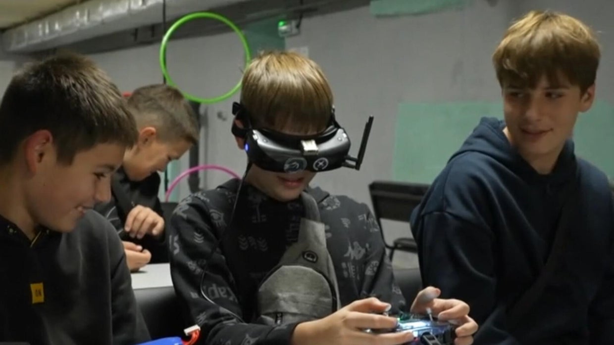 Ukrainian schoolkids are learning how to fly drones, because 
