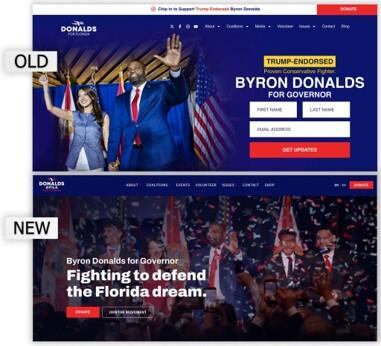Byron Donalds campaign website