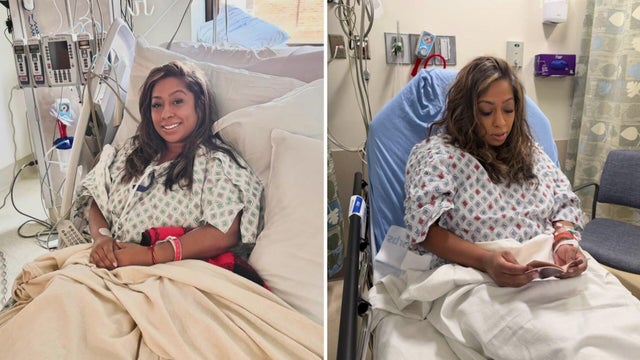 Jennifer Bisram in hospital 