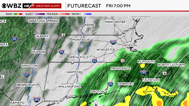 Nor'easter map
