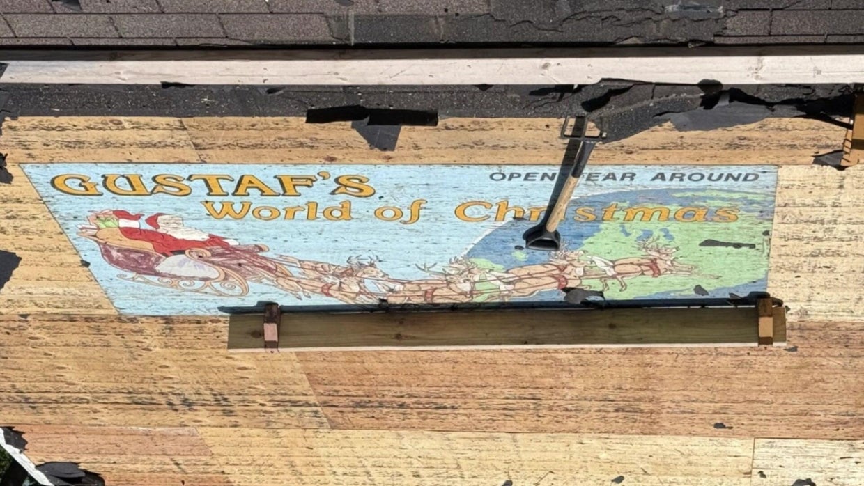 Historic signs found hidden under roof of Lindstrom home bring back ...