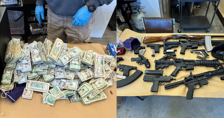 More than $400,000 cash, 20 guns seized during Fayette County drug