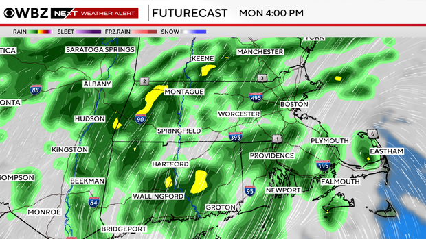 Monday rain