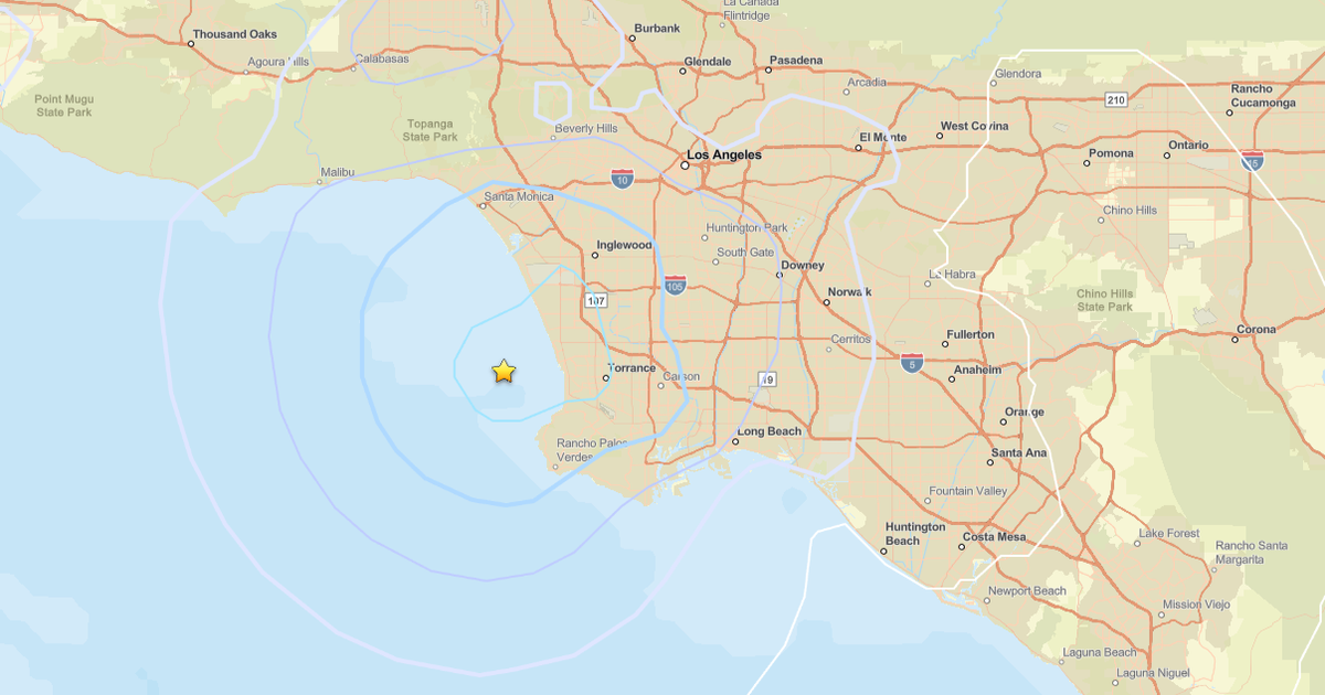 Preliminary 3.5-magnitude earthquake strikes near Hermosa Beach - CBS News