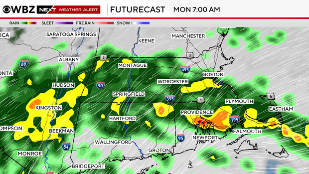 Monday rain