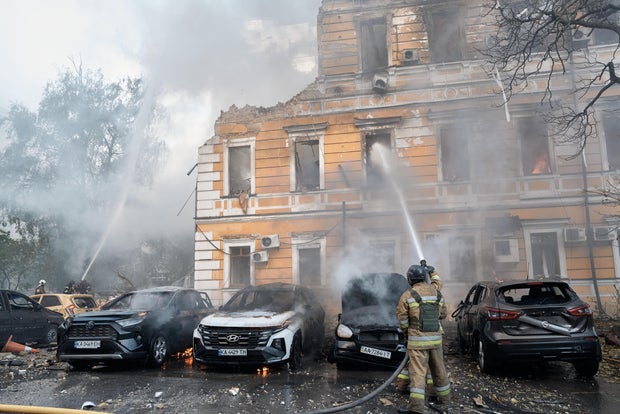 Aerial Attack On Kyiv