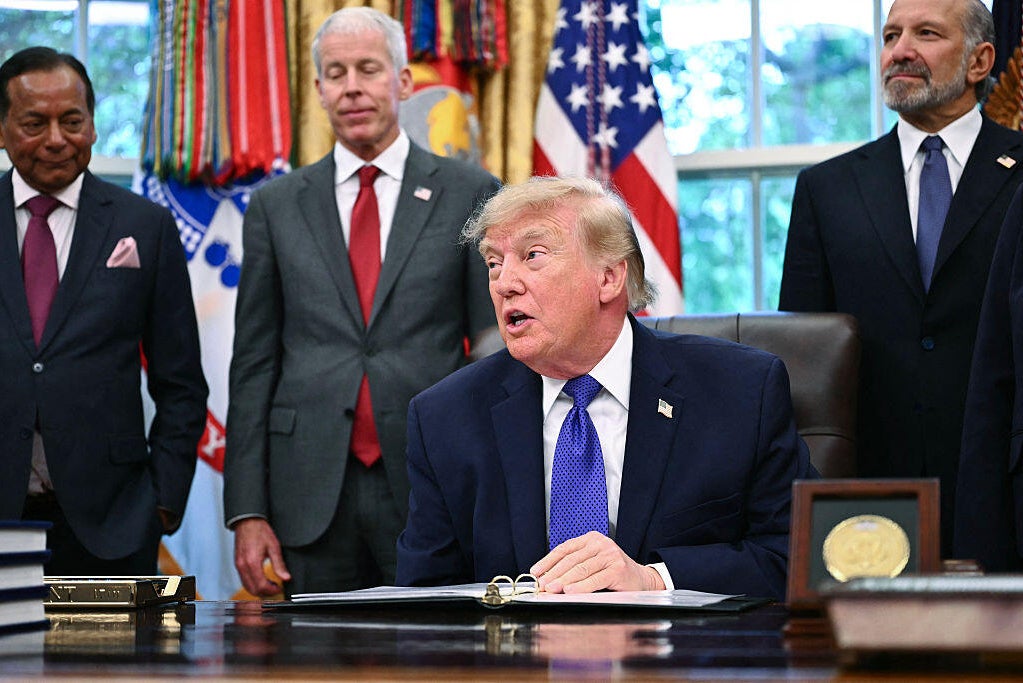 President Trump in the Oval Office of the White House in Washington, D.C., on Sept. 28, 2026. 