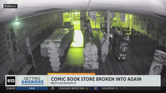 West Sacramento comic book store broken into again