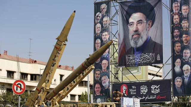 Ballistic missiles and unmanned aerial vehicles displayed in Tehran 