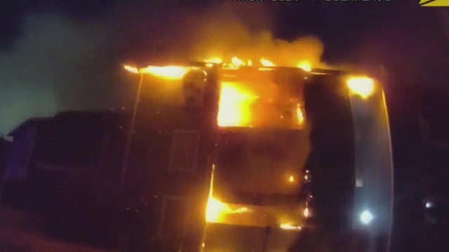 Video shows Irving police evacuate 30 units in 6 minutes during apartment fire