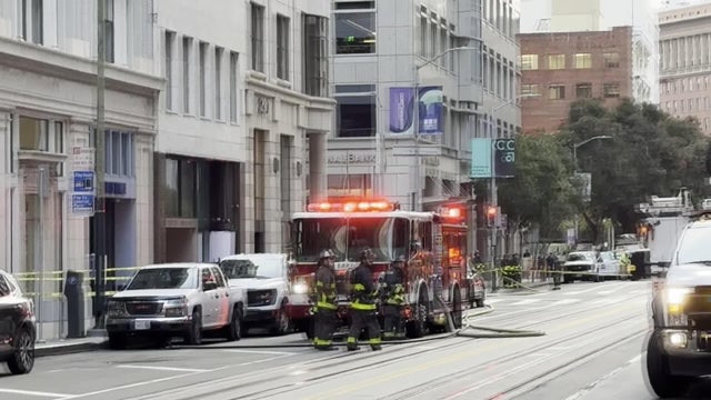 Watch: Scene of vault fire in San Francisco's Financial District