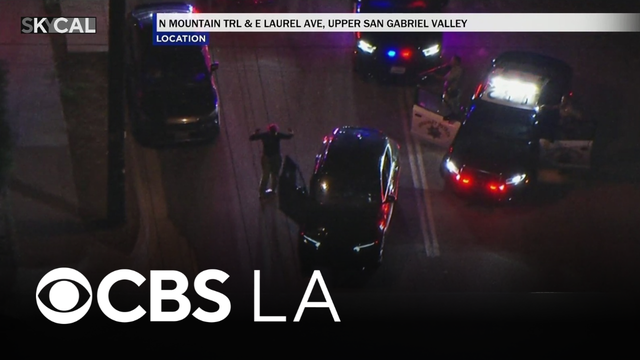 2 robbery suspects arrested after high-speed chase through San Gabriel Valley