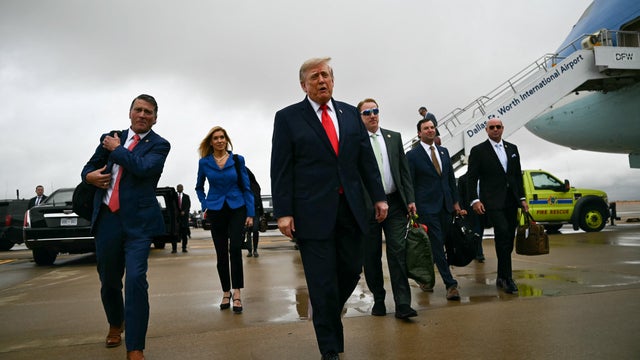 President Trump Travels To Texas And Oklahoma 