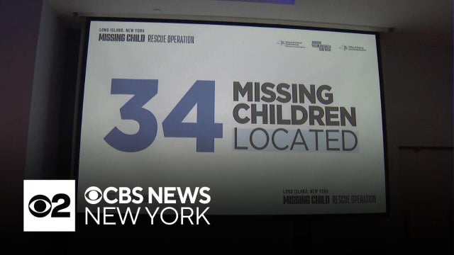 34 missing children and teens were found during a multi-agency operation in New York, officials say