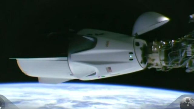 The process of docking at the ISS