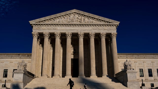 The Supreme Court is seen at day's end in Washington, Thursday, Oct. 1, 2026, as the justices prepare to begin the new term next week. 