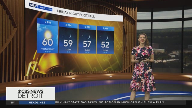 Clear skies and cool temps
