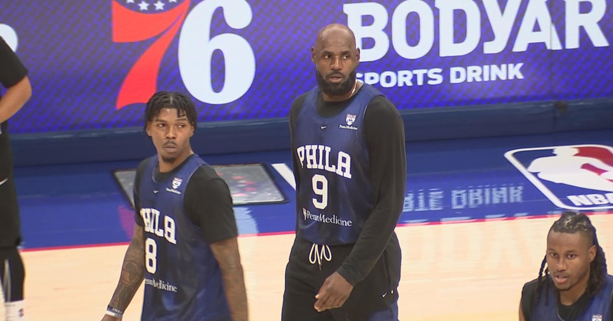 Photo: cbsnews.com LeBron James Says Sixers Scrimmage Was a Great First Step