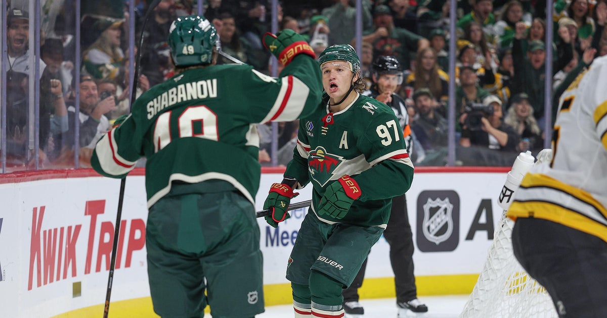 Kirill Kaprizov scores twice as the Minnesota Wild beat the Boston Bruins 4-1