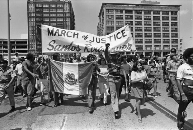 March of Justice for Santos Rodriguez in Dallas Texas