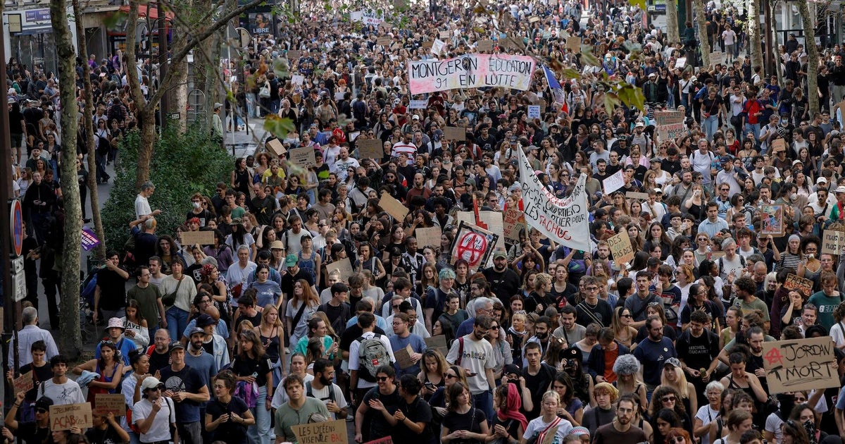 Watch: Historic student protests sweeping across France