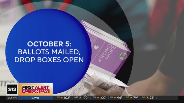 California mail-in ballots for November election begin going out