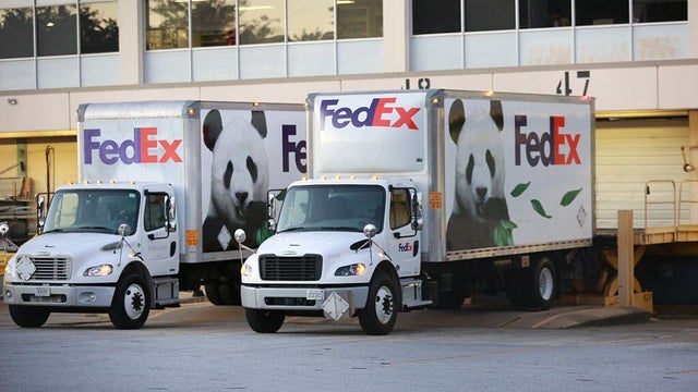 U.S.-ATLANTA-CHINESE GIANT PANDAS-ARRIVAL 