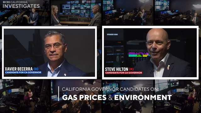 California governor's race candidates Becerra, Hilton on how they would address gas prices