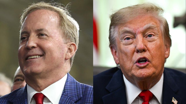 Trump makes 3rd Texas trip to stump for Paxton