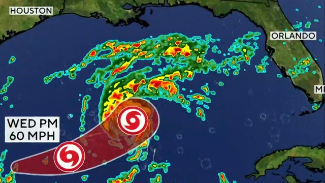 Eye Opener: Gulf Coast storm swirls
