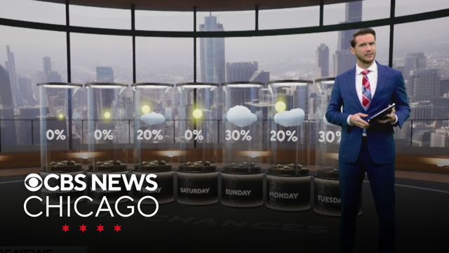 Highs in the upper 70s on Wedensdsay in Chicago
