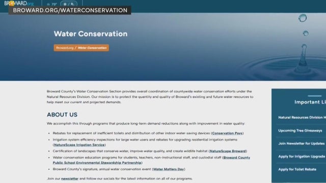 Miami-Dade, Broward prioritizing water conservation by offering rebates, free products