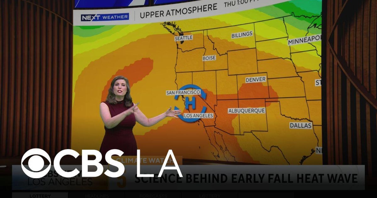 CBS LA Climatologist Marina Jurica explains October heat | Climate Watch