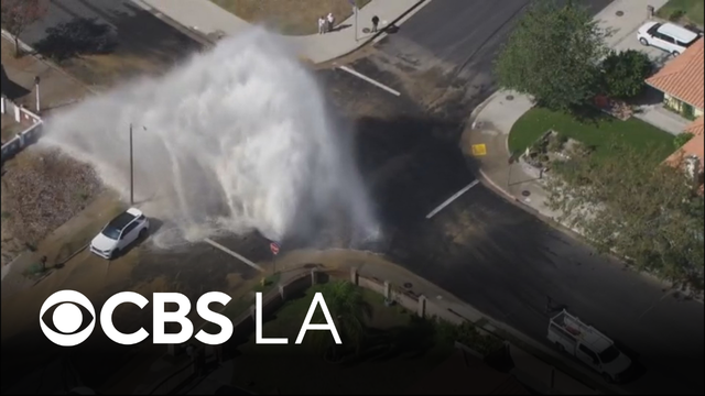 LADWP caps broken water main in Porter Ranch
