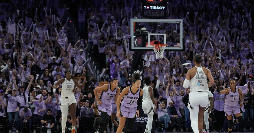 Burtons 3-pointer with 41 seconds left helps send Valkyries past Aces 83-81 for 2-0 semifinals lead
