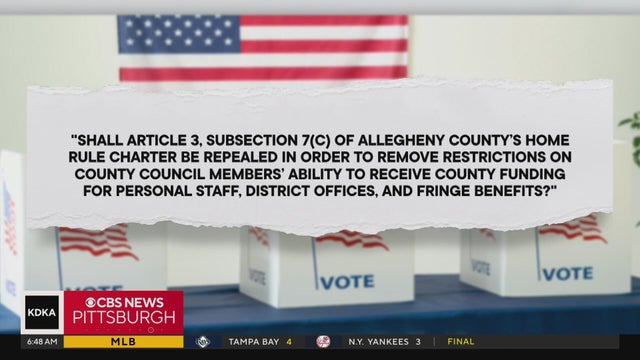 Explaining the ballot question Allegheny County voters will be faced with this Election Day
