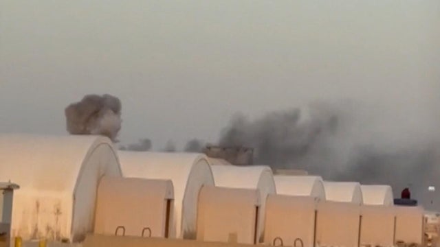 Video shows explosion at U.S. base in Kuwait