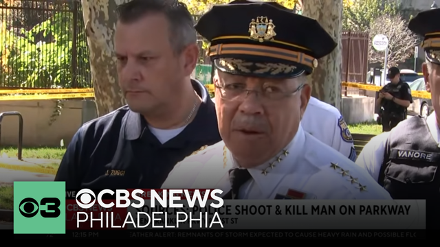 Officers shoot and kill man firing gun on the Benjamin Franklin Parkway